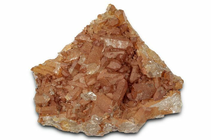 Tangerine Quartz Crystal Cluster - Brazil #328895